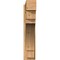 Ekena Millwork Merced Block Rough Sawn Outlooker, Western Red Cedar, 8"W x 38"D x 38"H OUT08X38X38MRC05RWR - alternate 2